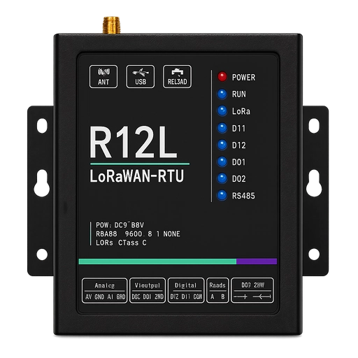 V6 原图:设备外观示例,图内标识为 R12L,交付型号以本机铭牌为准。